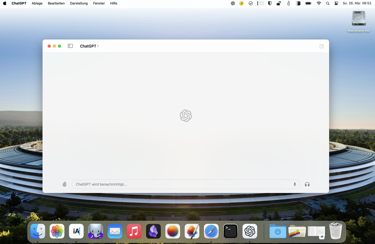 ChatGPT without subscription on a Mac