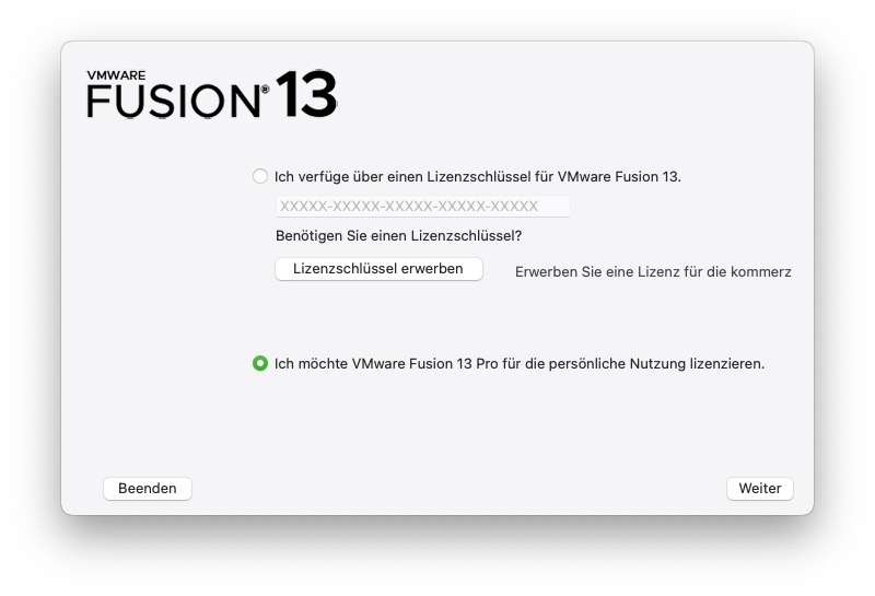 Enabling the personal edition