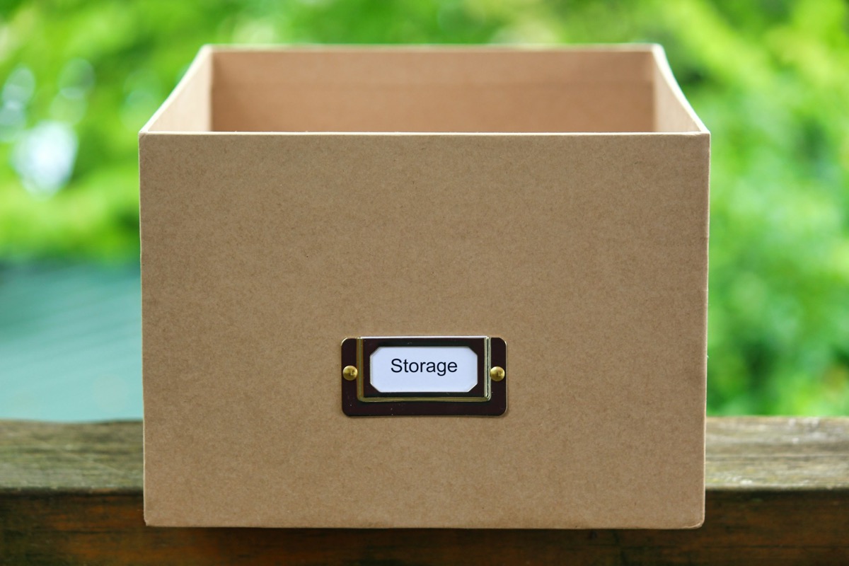Dealing with storage boxes