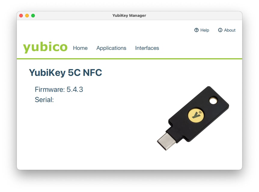 Checking the proper YubiKey-version